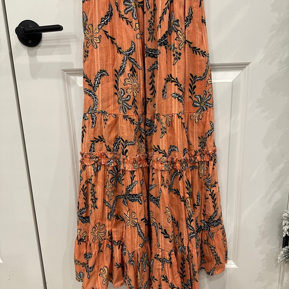 Joie Jailene Floral Print Cotton Maxi Dress - Picture 6 of 8